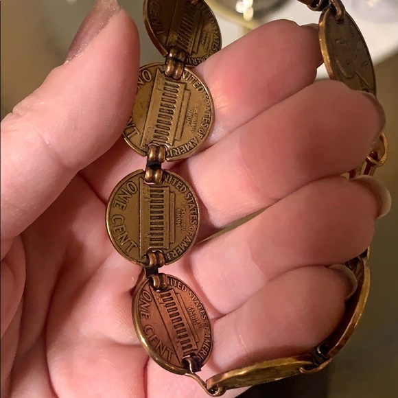 Copper penny bracelet - Picture 6 of 11